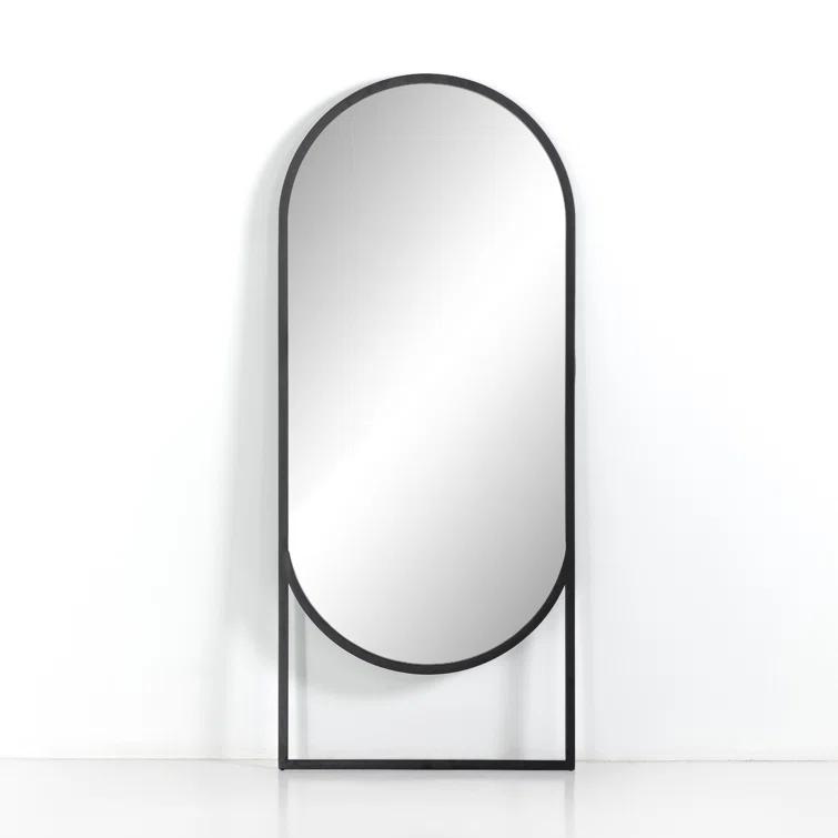 Michelle Floor Mirror - Black