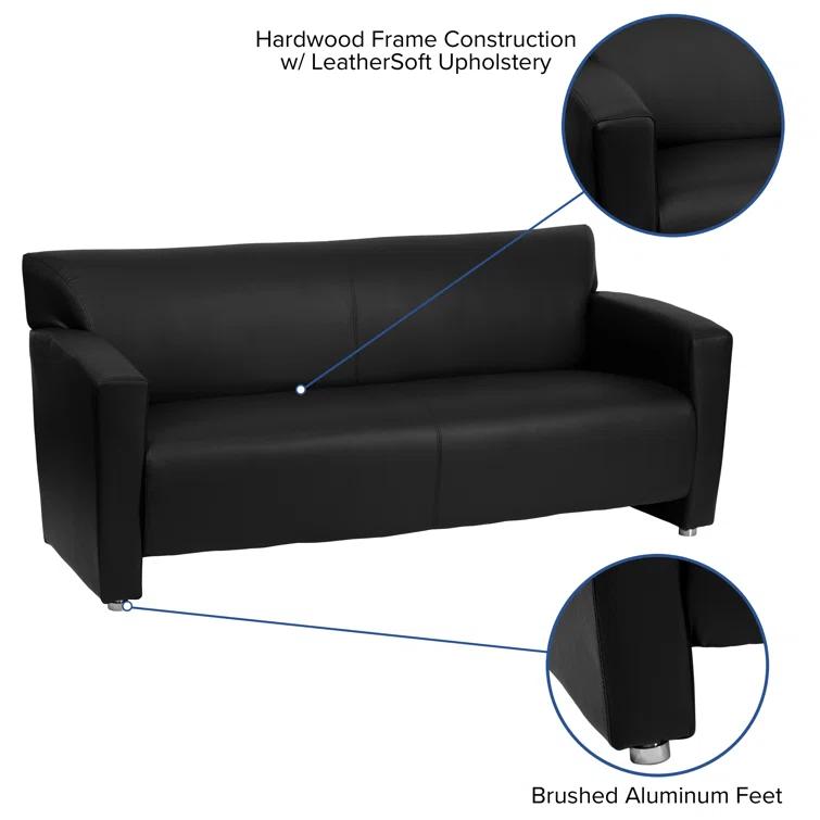 HERCULES Majesty Series LeatherSoft Sofa with Extended Panel Arms