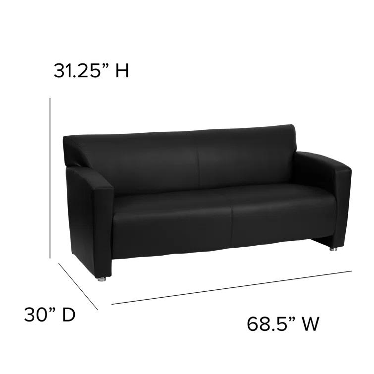 HERCULES Majesty Series LeatherSoft Sofa with Extended Panel Arms