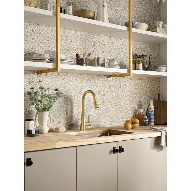 Moen Sleek MotionSense Wave Single Handle Pulldown Kitchen Faucet with Power Clean Technology