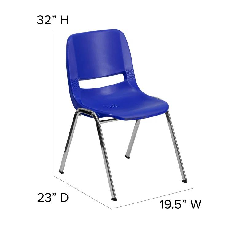 Flash Furniture Keaton Plastic Stacking Shell School Chairs (Set of 5)