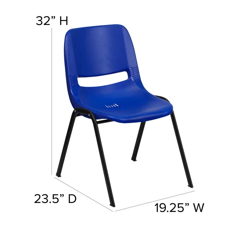 Flash Furniture Keaton Plastic Stacking Shell School Chairs by Flash Furniture (Set of 5)