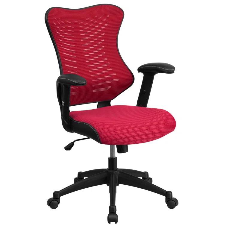 Flash Furniture Siwar High-Back Designer Ergonomic Office Chair with Adjustable Armrests