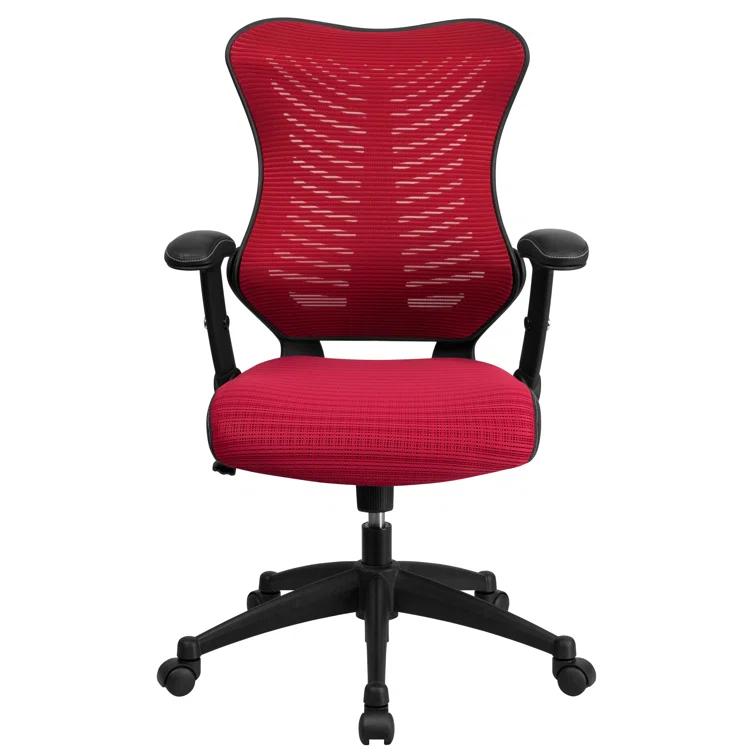 Flash Furniture Siwar High-Back Designer Ergonomic Office Chair with Adjustable Armrests