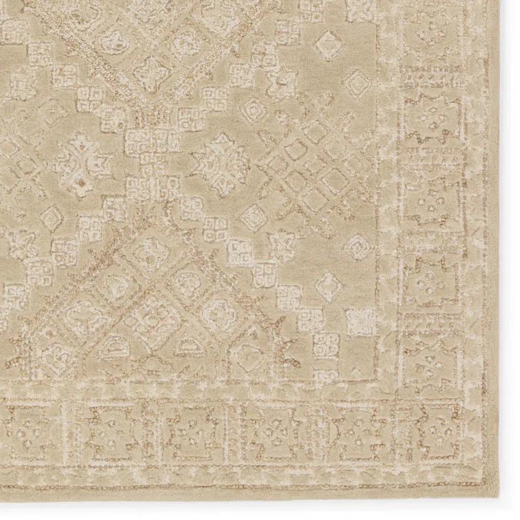 Handmade Red Wool Tufted Medallion 8' x 10' Area Rug
