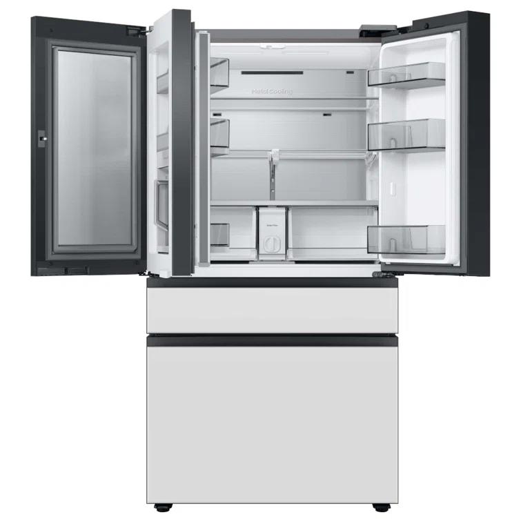 Bespoke 4-Door French Door Refrigerator (29 cu. ft.) with Beverage Center™ - Middle and Bottom Panels