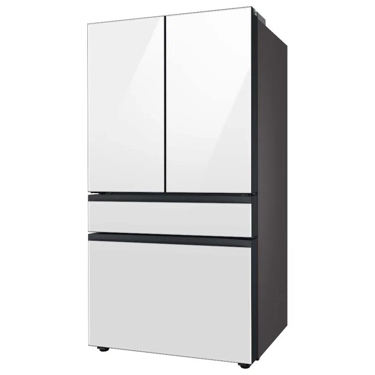 Bespoke 4-Door French Door Refrigerator (29 cu. ft.) with Beverage Center™ - Middle and Bottom Panels