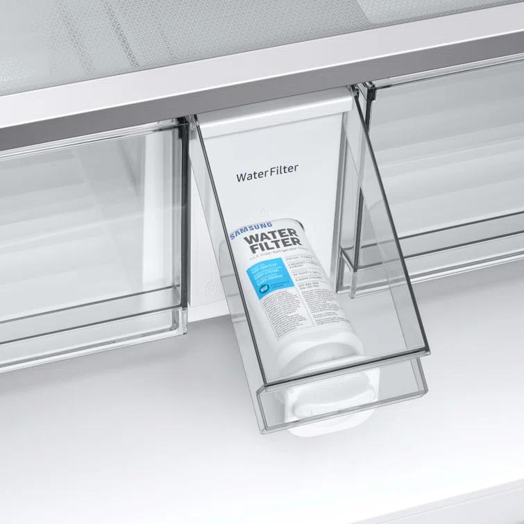 Bespoke 4-Door French Door Refrigerator (29 cu. ft.) with Beverage Center™ - Middle and Bottom Panels