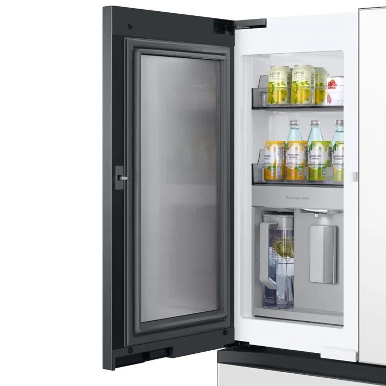Bespoke 4-Door French Door Refrigerator (29 cu. ft.) with Beverage Center™ - Middle and Bottom Panels