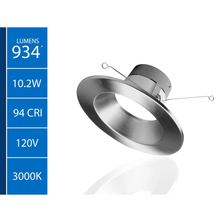 6'' Dimmable Air-Tight IC Rated LED Retrofit Recessed Lighting Kit