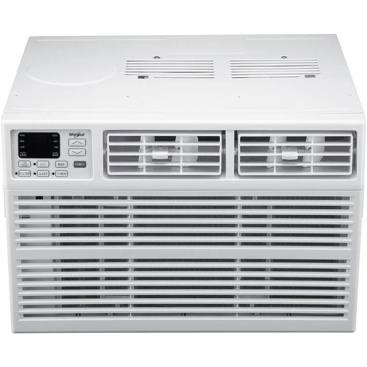 Whirlpool 24,000 BTU 230V Window-Mounted Air Conditioner with Remote Control