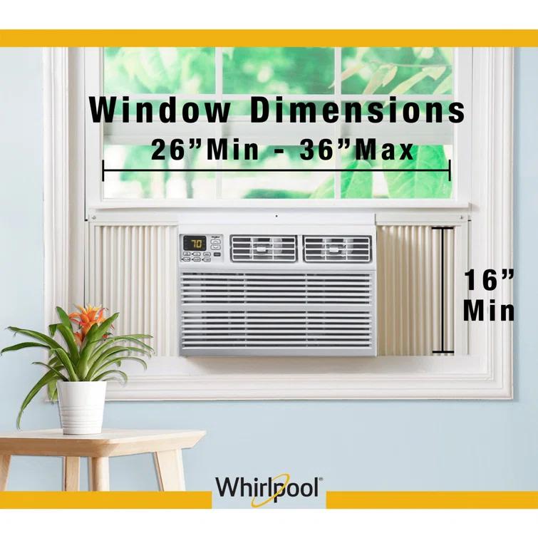 Whirlpool 12000 BTU Energy Star Window Air Conditioner for 550 Square Feet with Remote Included