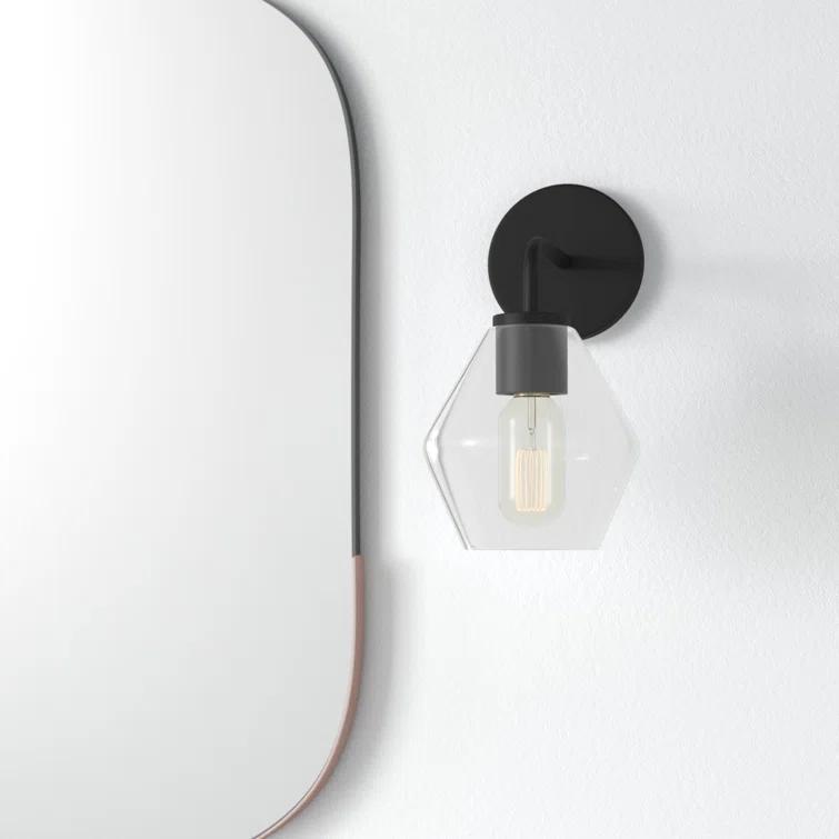 Generation Lighting Jett 6-in 1-Light Matte Black Transitional Vanity Light