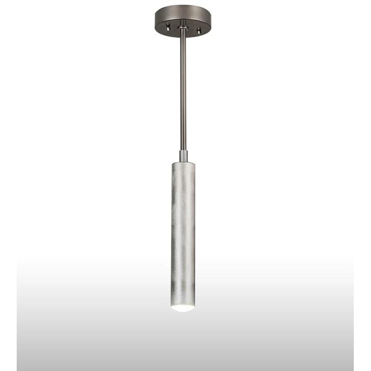 Cilindro 1 - Light Nickel LED Single Pendant
