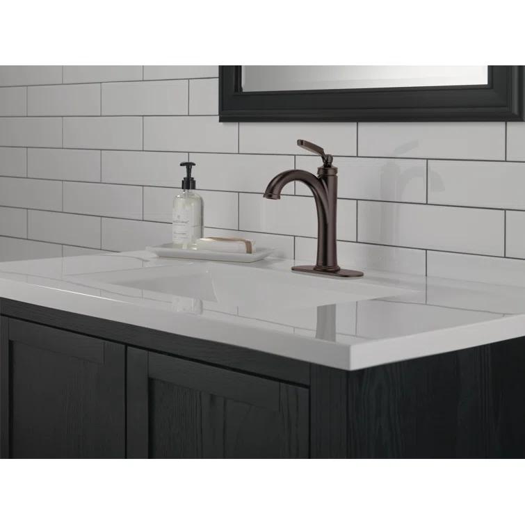 Woodhurst Single Hole Bathroom Faucet with Drain Assembly