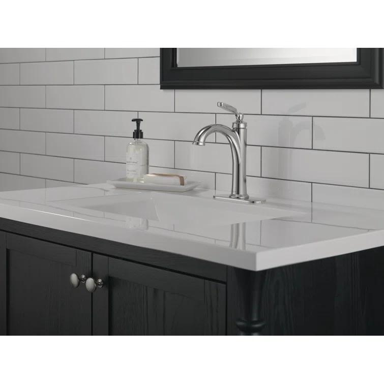 Woodhurst Single Hole Bathroom Faucet with Drain Assembly