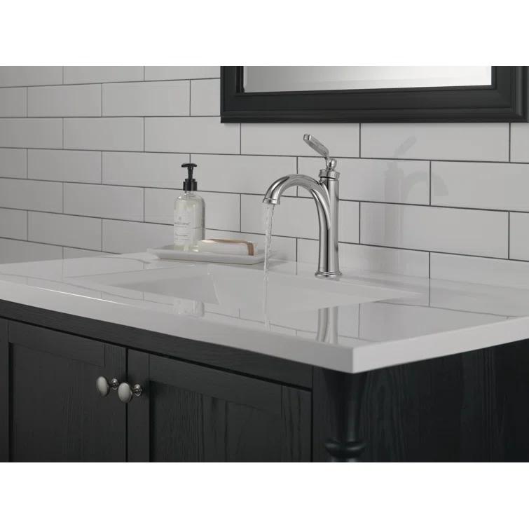 Woodhurst Single Hole Bathroom Faucet with Drain Assembly