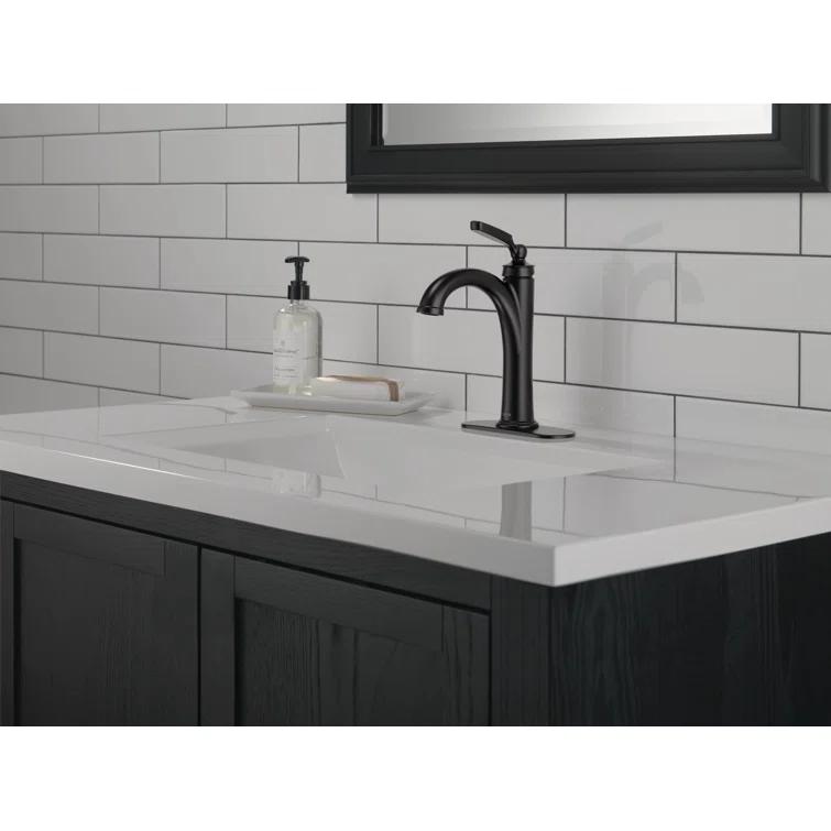 Woodhurst Single Hole Bathroom Faucet with Drain Assembly