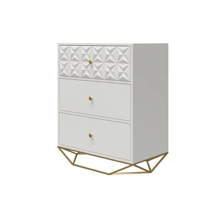 CosmoLiving by Cosmopolitan Blair 3 Drawer 27.55'' W Chest