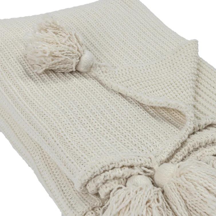 Portia Throw - Ivory / 50" x 70"