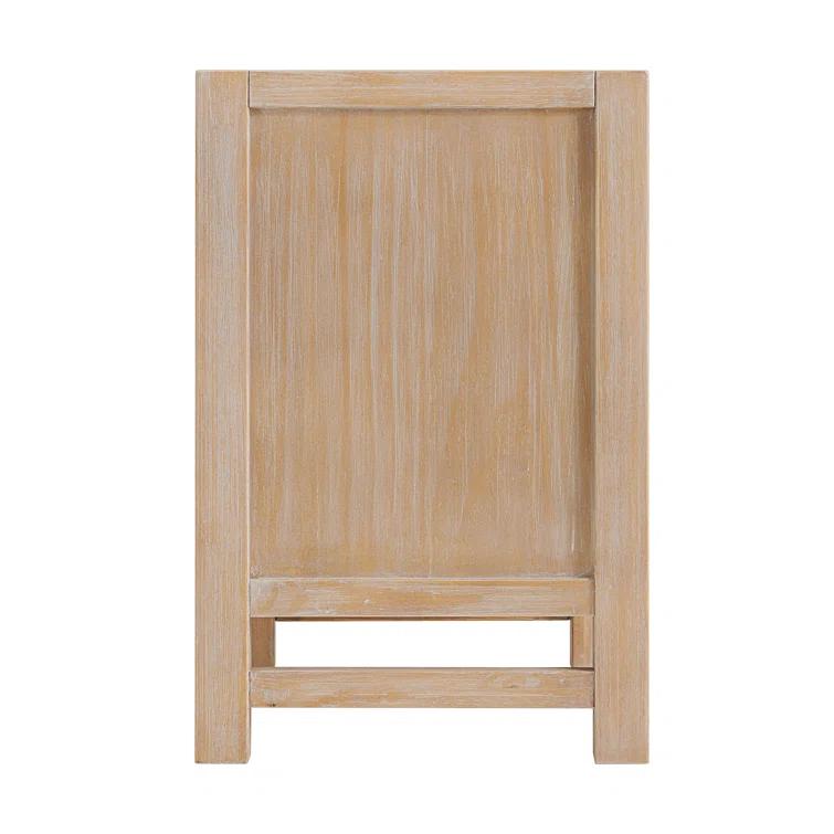 Arden 2-Drawer Wood Nightstand, 25 in. H Bedside Table with Oil Rubbed Bronze Drawer Pulls & Metal Drawers Glides, Perfect for Modern Rustic Bedroom Sets, Solid, Durable Pine Wood