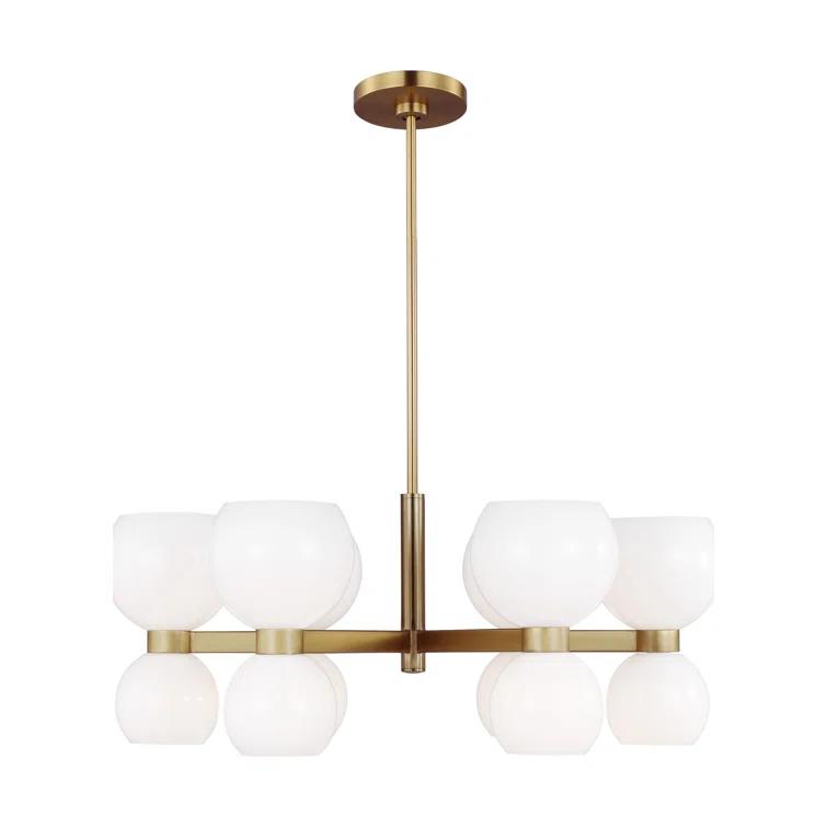 kate spade new york Londyn 12 - Light Dimmable Wagon Wheel Chandelier