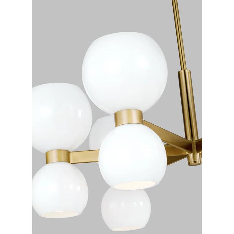 kate spade new york Londyn 12 - Light Dimmable Wagon Wheel Chandelier