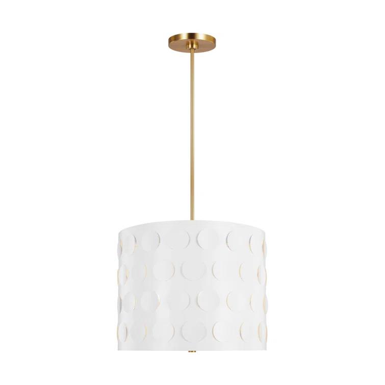 Dottie 3 - Light Dimmable Drum Chandelier
