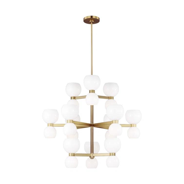Londyn 24 - Light Dimmable Wagon Wheel Chandelier