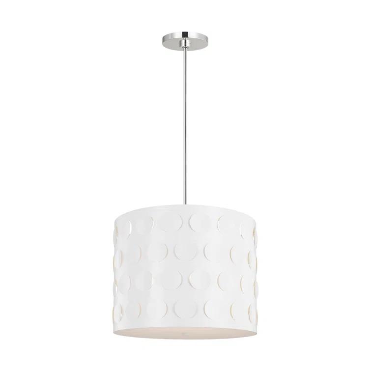 kate spade new york Dottie 3 - Light Dimmable Drum Chandelier