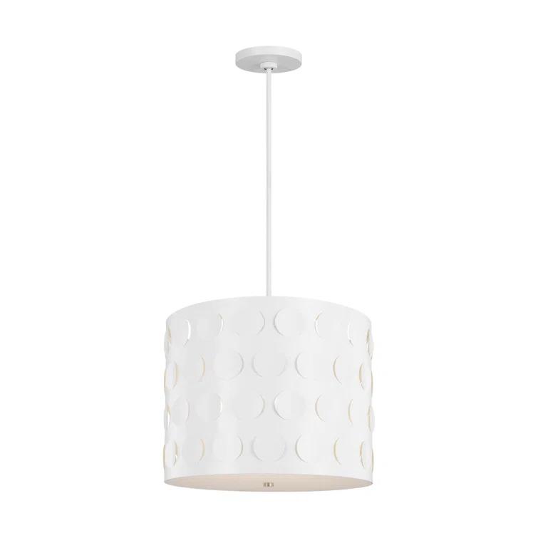 Dottie 3 - Light Dimmable Drum Chandelier