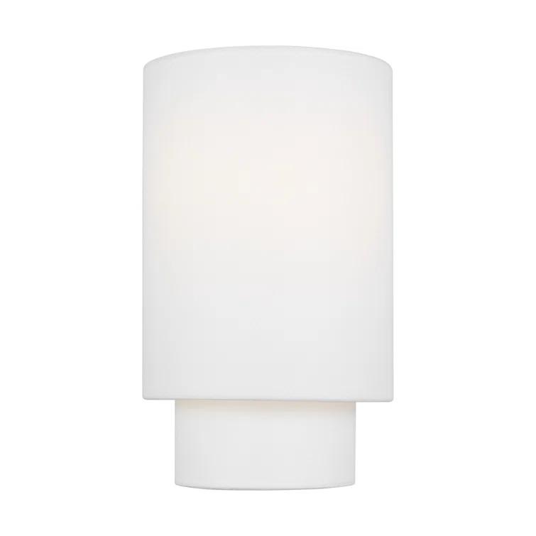 Sawyer Polished Nickel Cylinder Direct Wired Sconce, 14.13 in