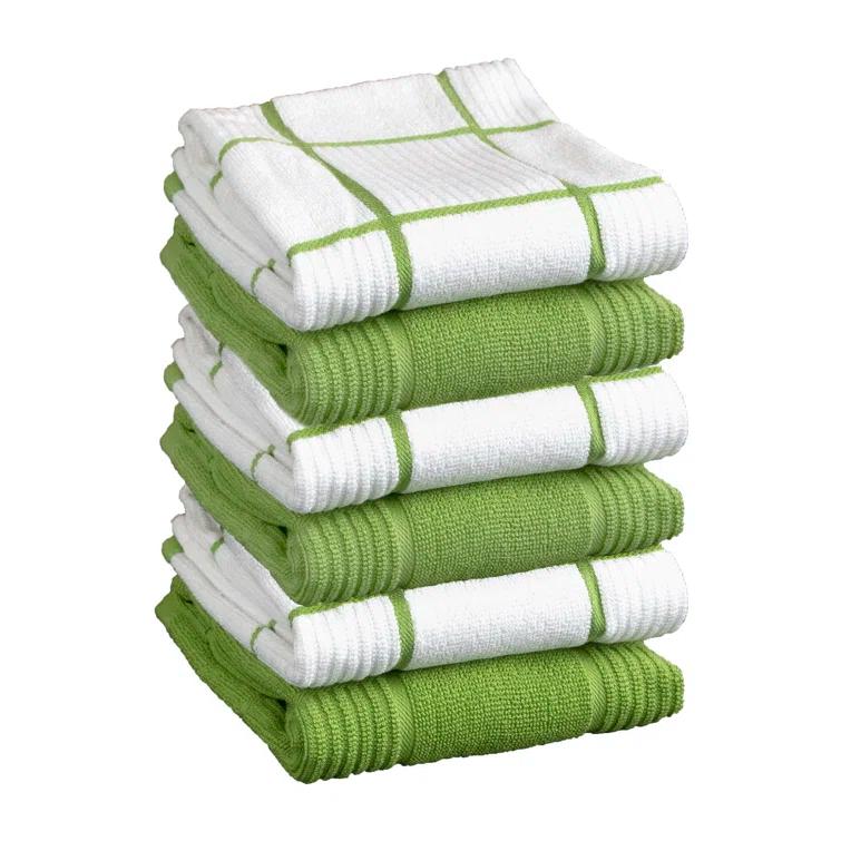 T-fal Solid and Check Dish Cloth