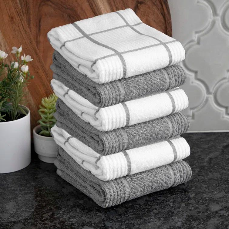 T-fal Solid and Check Dish Cloth