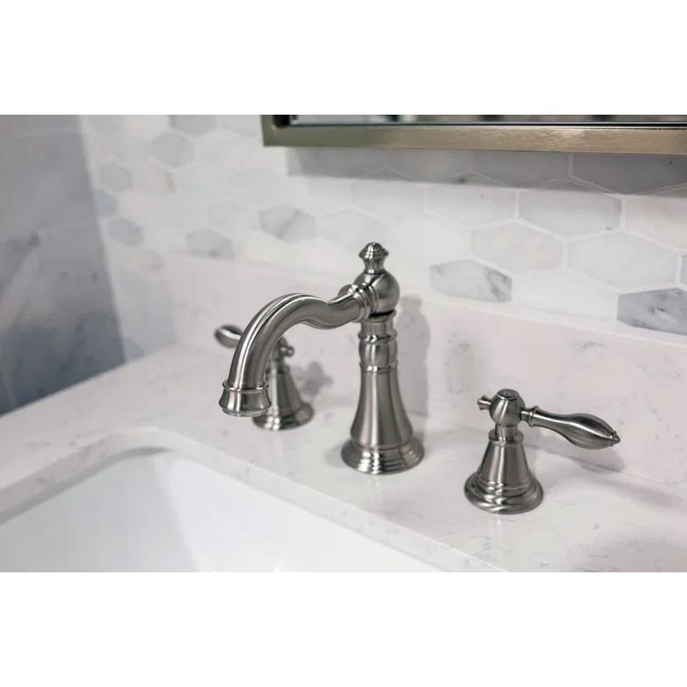 Fauceture FSC197ALAC English Classic Widespread Bathroom Faucet, Antique Copper