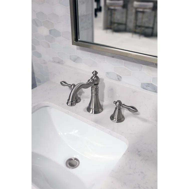 Fauceture FSC197ALAC English Classic Widespread Bathroom Faucet, Antique Copper