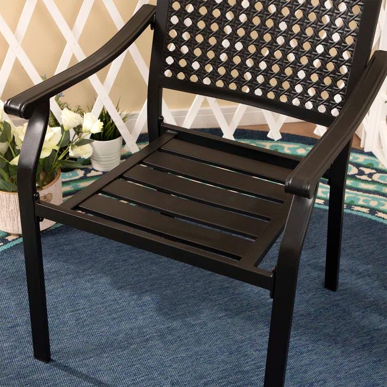 Argyri Stacking Patio Dining Chairs