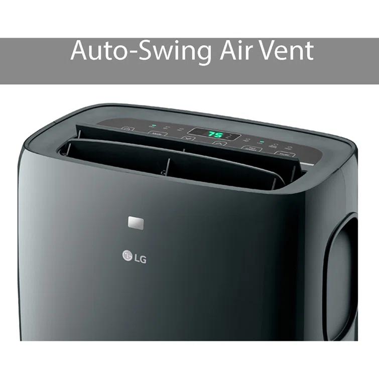 LG 8,000 BTU DOE / 12,000 BTU ASHRAE Smart Portable Air Conditioner, Cools 400 Sq.Ft.