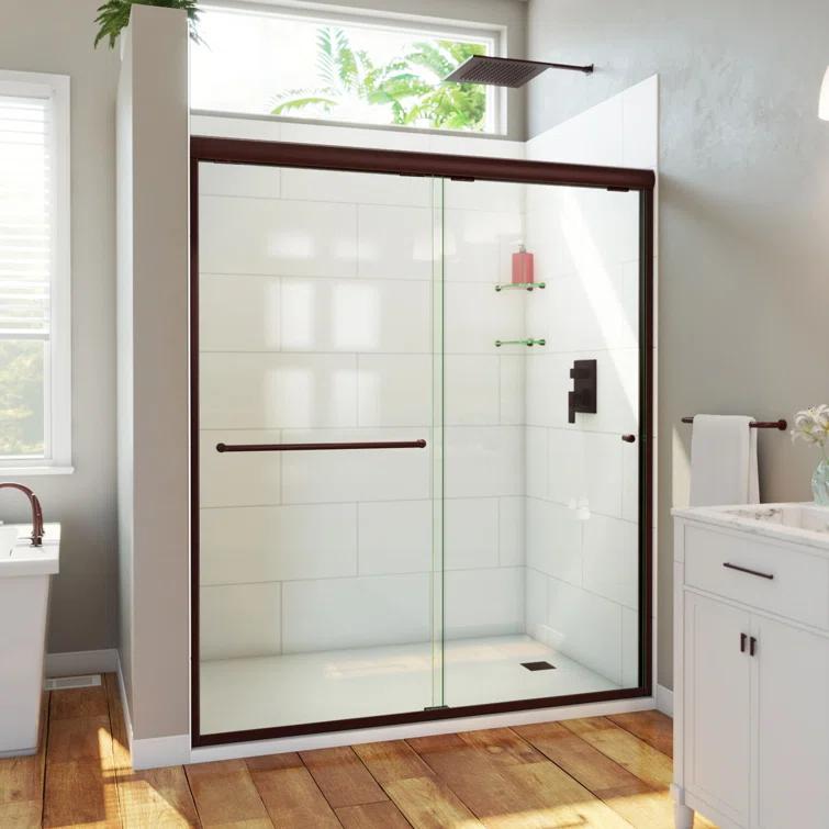 DreamLine Alliance Pro HV 56-60 in. W x 70 1/2 in. H Semi-Frameless Sliding Shower Door