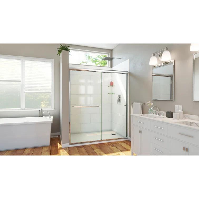 DreamLine Alliance Pro HV 56-60 in. W x 70 1/2 in. H Semi-Frameless Sliding Shower Door