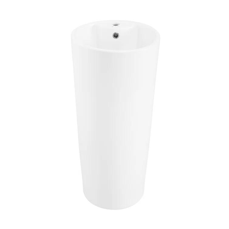 Monaco Circular Basin Pedestal Sink