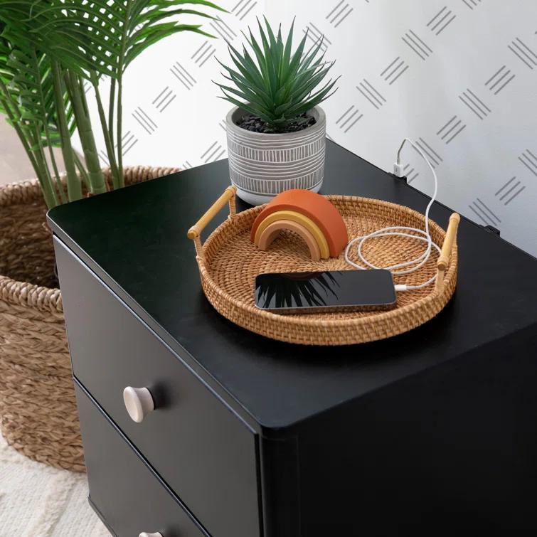 Lolly 2 Drawer Nightstand with USB Port
