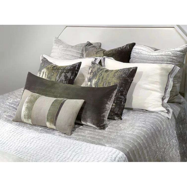 Kevin O'Brien Studio Channel Modern & Contemporary Velvet Quilt