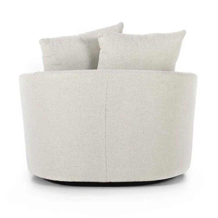 Kaila Swivel Chair - Delta Bisque