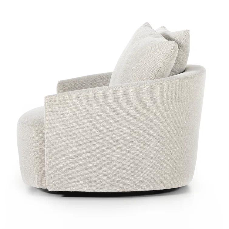 Kaila Swivel Chair - Delta Bisque