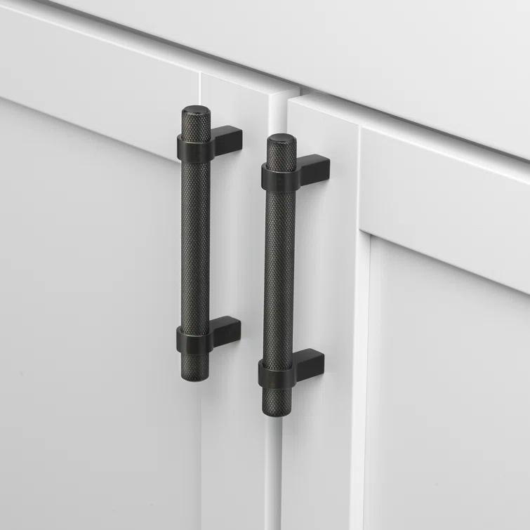 Pinnacle Collection GlideRite Hardware Solid Steel Euro Bar Pull