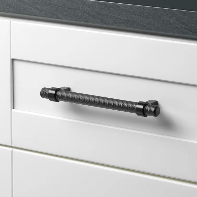 Pinnacle Collection GlideRite Hardware Solid Steel Euro Bar Pull