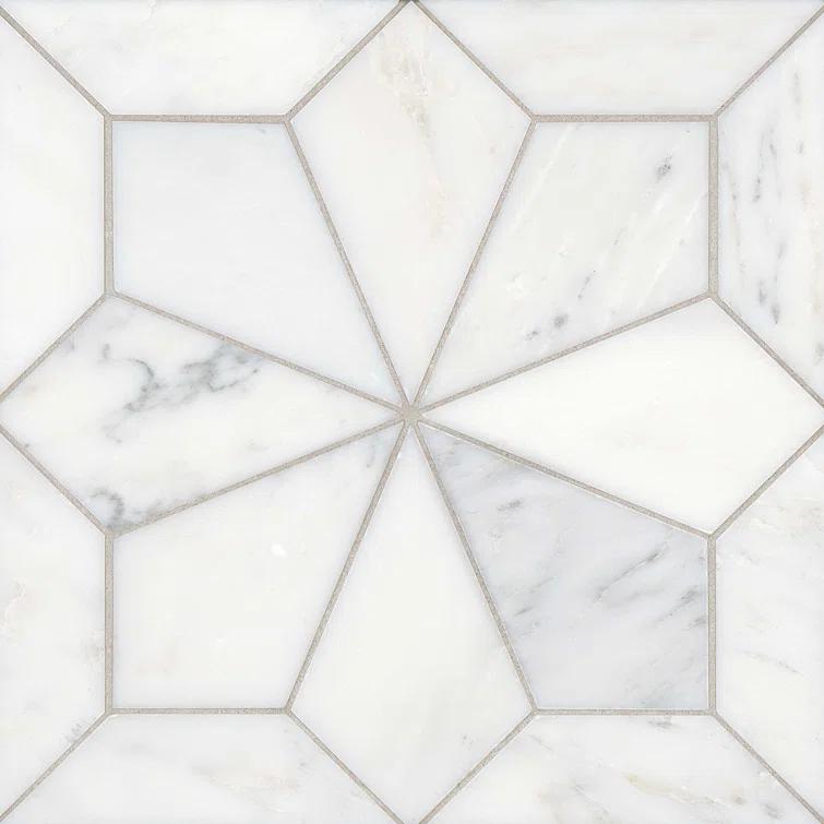 Blomma Marble Random Mosaic Wall & Floor Tile