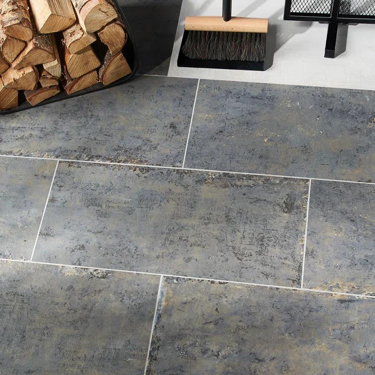 Mantis 11.81 in. x 23.62 in. Matte Porcelain Concrete Look Floor and Wall Tile (13.55 Sq. Ft./Case)