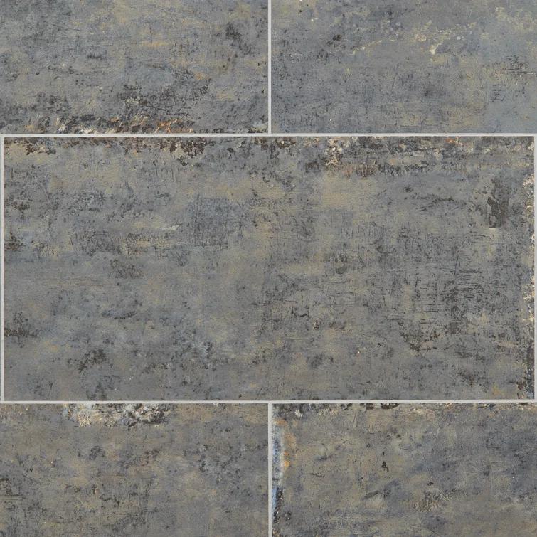 Mantis 11.81 in. x 23.62 in. Matte Porcelain Concrete Look Floor and Wall Tile (13.55 Sq. Ft./Case)
